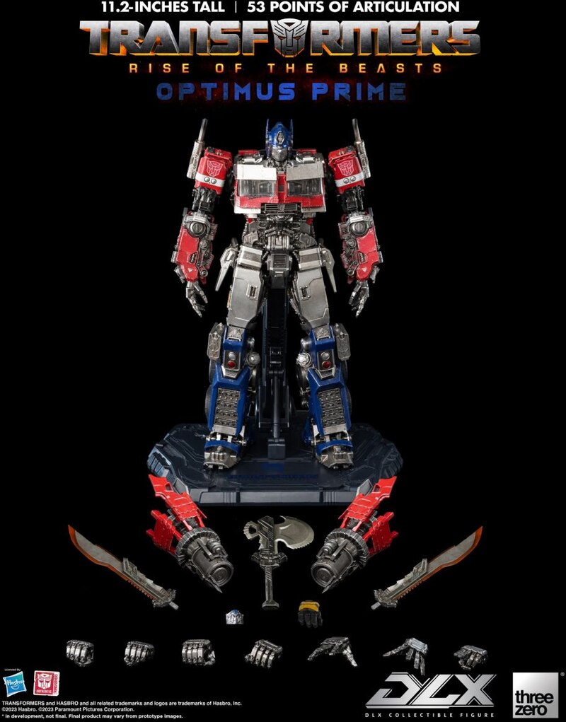DLX Optimus Prime Official Images & Details from threezero
